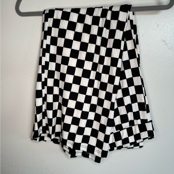 Dressed in LaLa checkered ribbed playsuit in Small - Picture 7 of 7